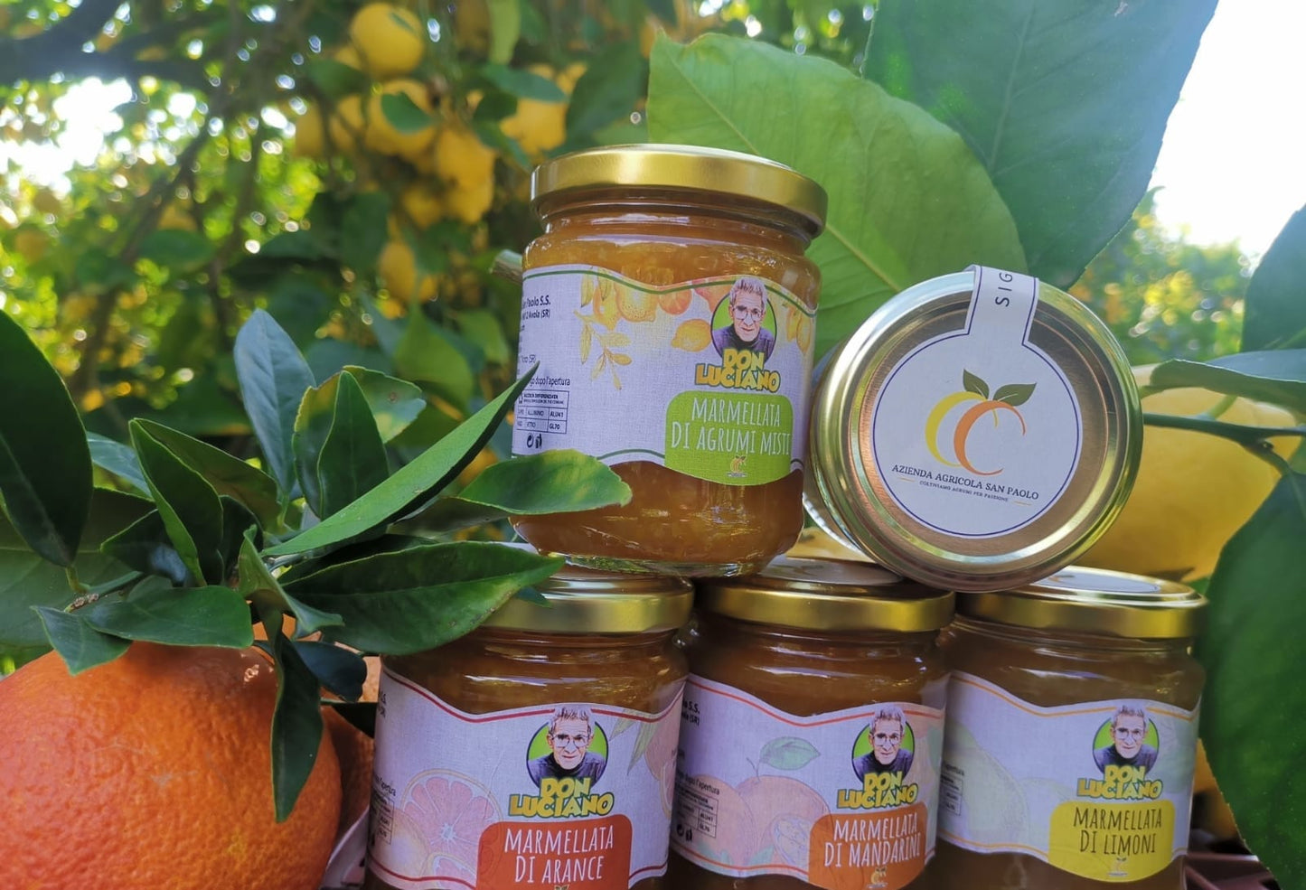 Marmellate "Don Luciano" Mix (Limone, Arancia, Mandarino)